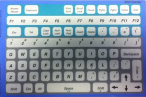 IBM QWERTY Overlay for IntelliKeys